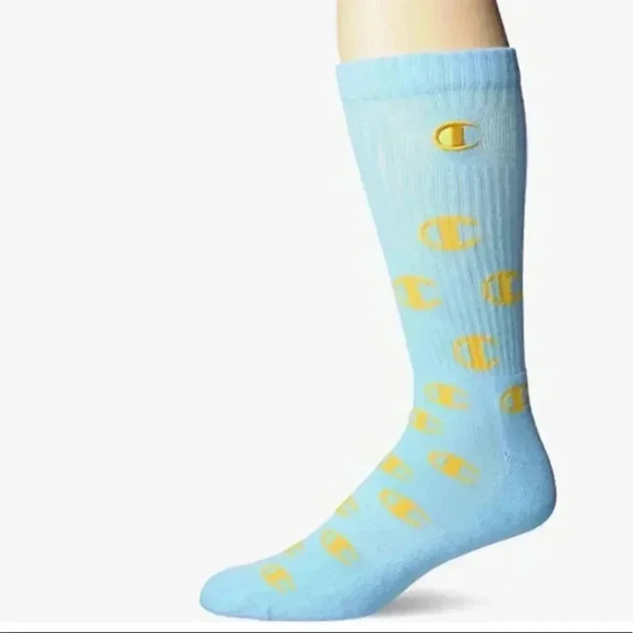 Champion LIFE Men's All Over 'C Crew Sock W/Embroidery - Picture 1 of 7